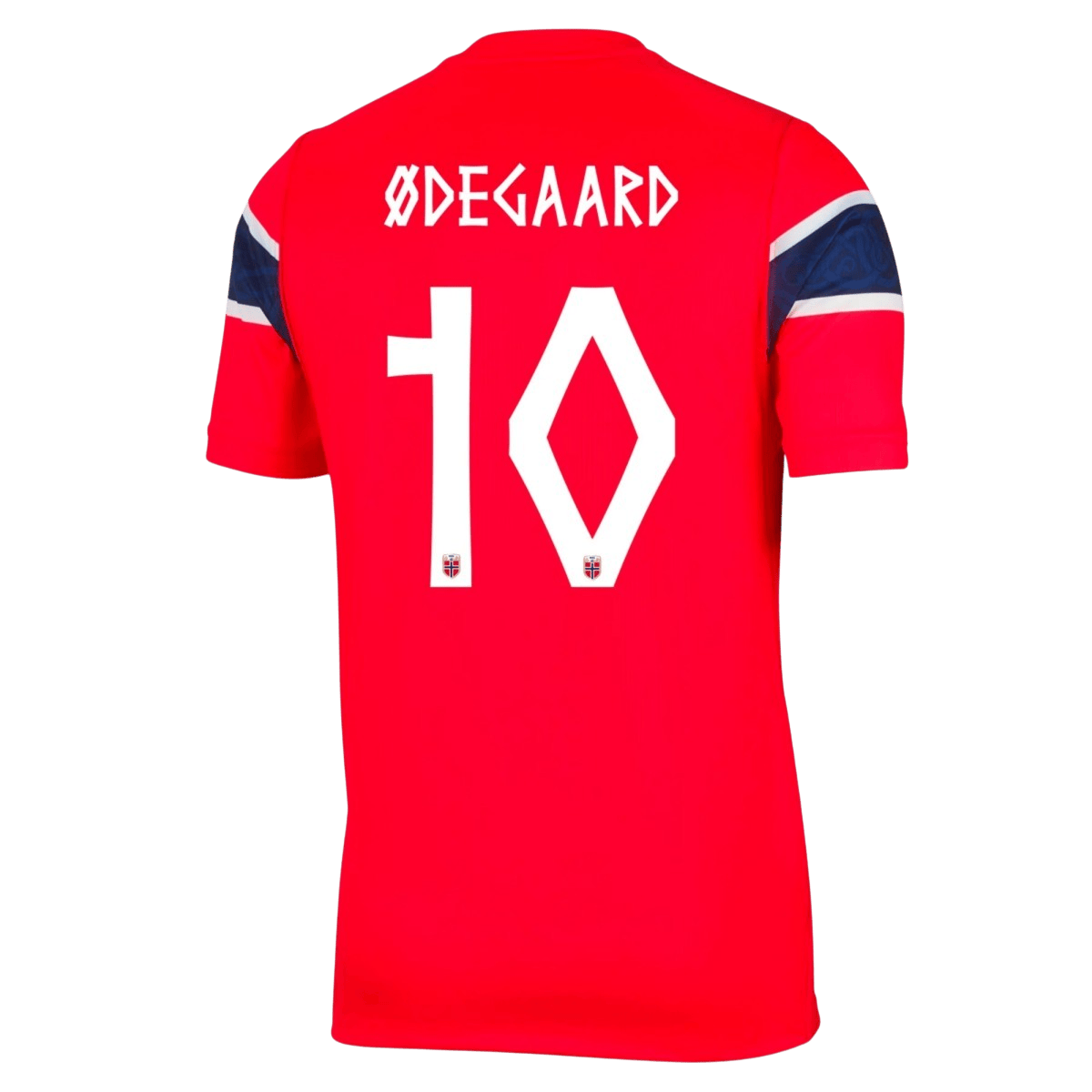 Ødegaard #10 Norway Home Soccer Jersey 2026 - Soccerdeal