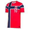 Ødegaard #10 Norway Home Soccer Jersey 2026 - Soccerdeal