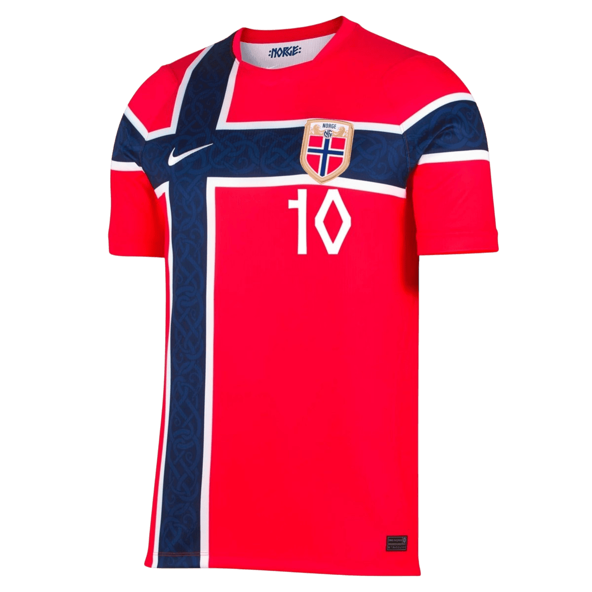 Ødegaard #10 Norway Home Soccer Jersey 2026 - Soccerdeal