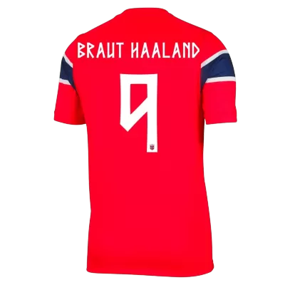 BRAUT HAALAND #9 Norway Home Soccer Jersey 2026 Player Version - Soccerdeal