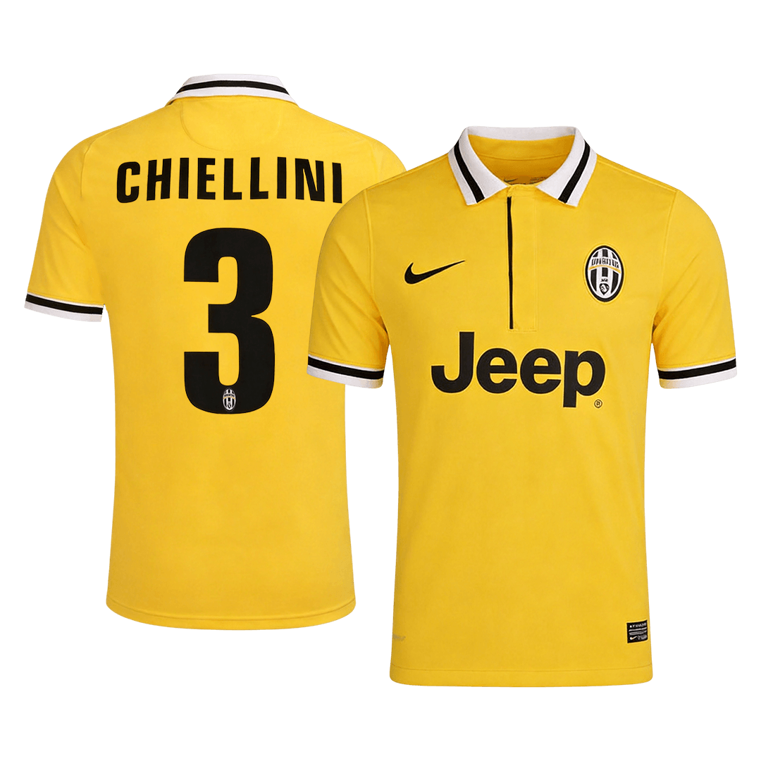 Retro CHIELLINI #3 2013/14 Juventus Away Soccer Jersey - Soccerdeal