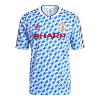 Retro 1990/92 Manchester United Away Soccer Jersey - Soccerdeal