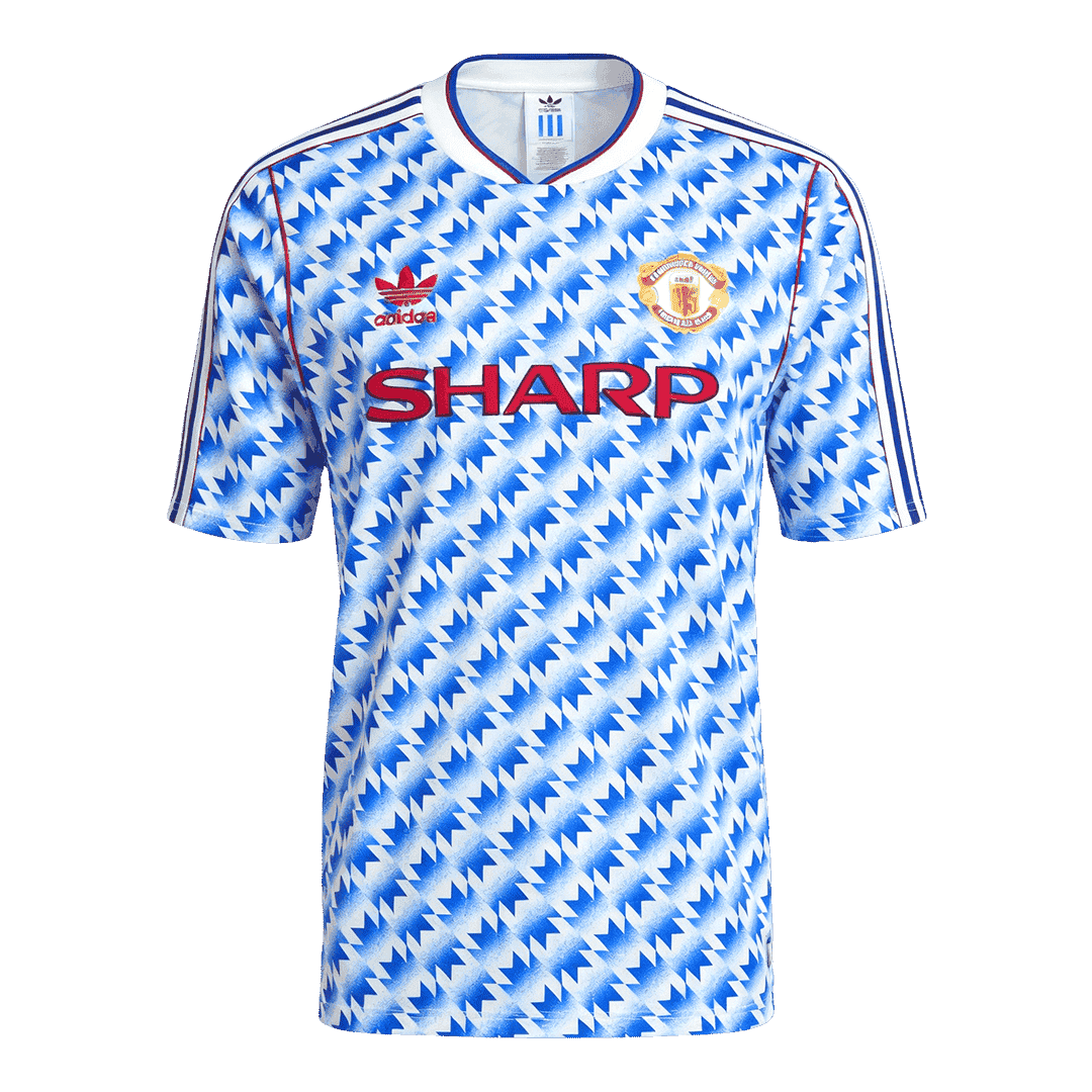 Retro 1990/92 Manchester United Away Soccer Jersey - Soccerdeal