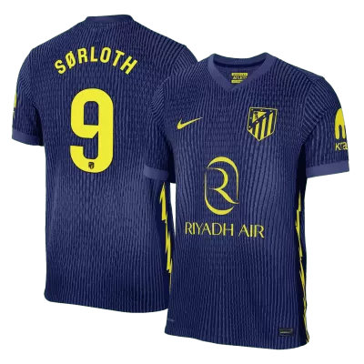 SØRLOTH #9 Atletico Madrid Away Soccer Jersey 2025/26 Player Version - Soccerdeal