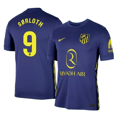 SØRLOTH #9 Atletico Madrid Away Soccer Jersey 2025/26 - Soccerdeal