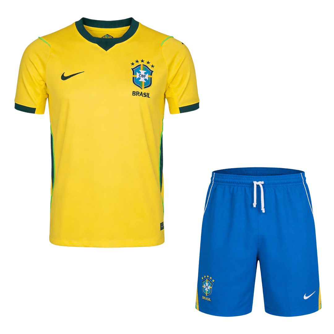 Brazil Home Soccer Jersey Kit(Jersey+Shorts) 2026 - Soccerdeal