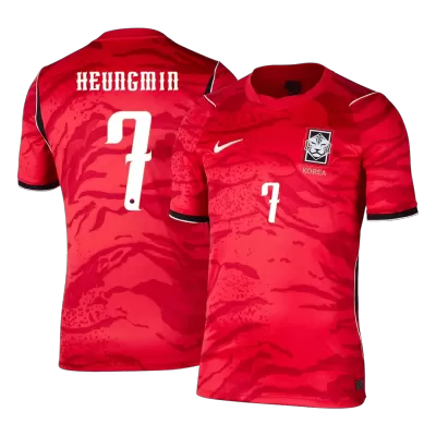 HEUNGMIN #7 South Korea Home Soccer Jersey 2026 - Soccerdeal