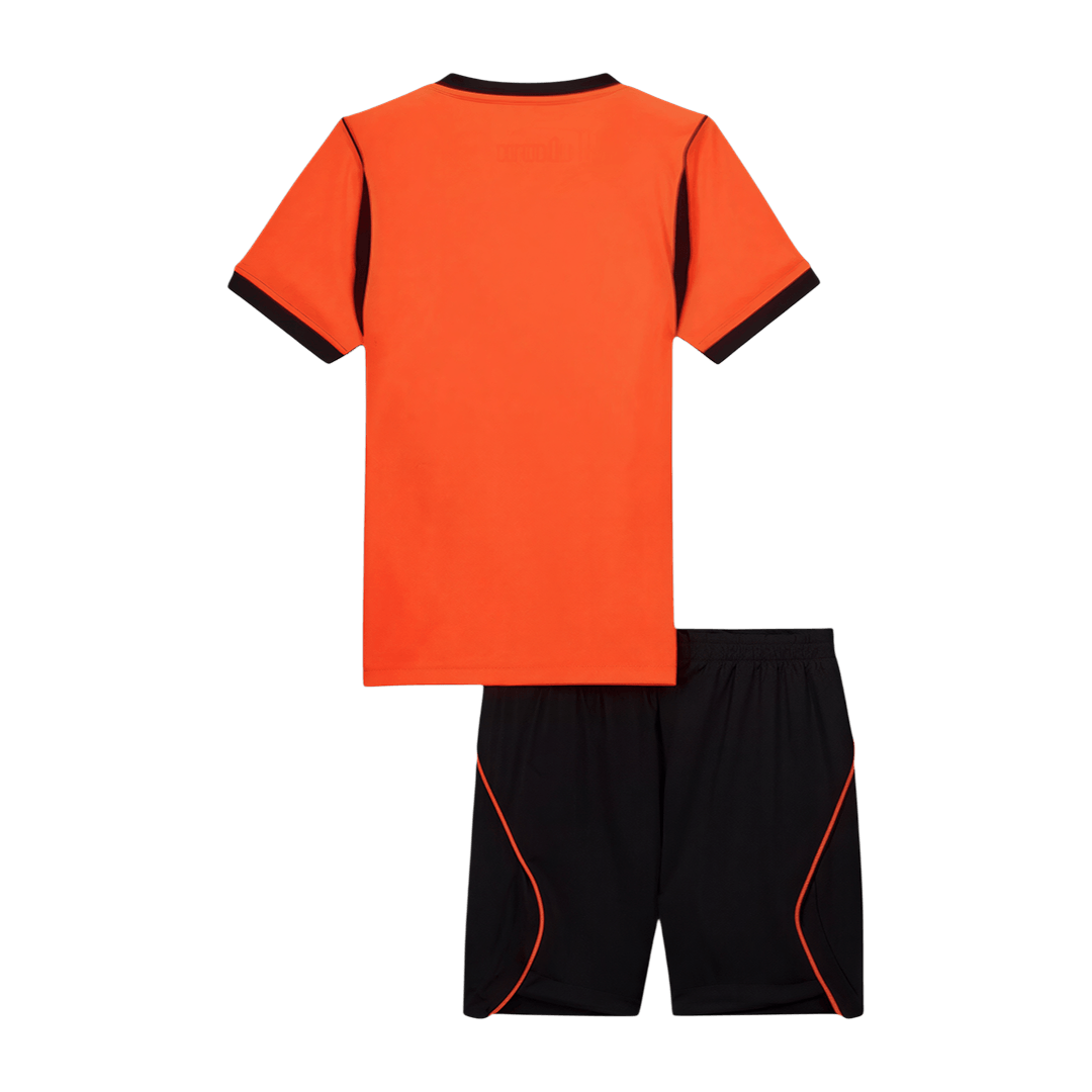 Kid's Netherlands Home Soccer Jersey Kit(Jersey+Shorts) 2026 - Soccerdeal