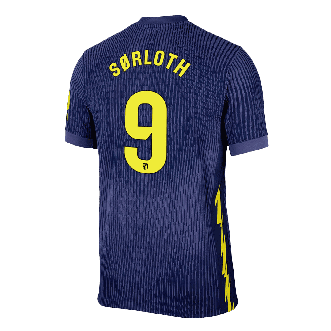 SØRLOTH #9 Atletico Madrid Away Soccer Jersey 2025/26 Player Version - Soccerdeal