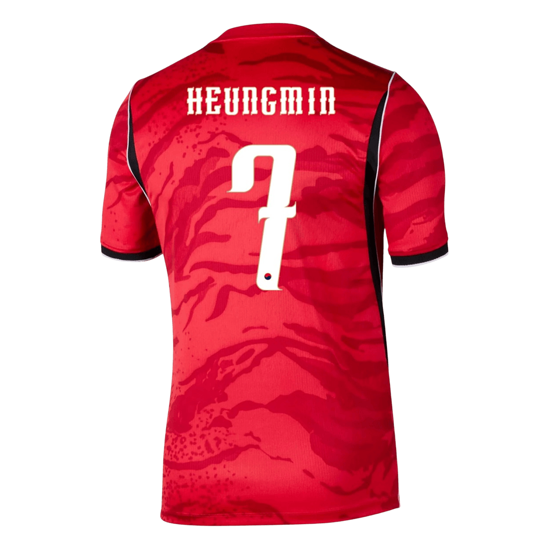 HEUNGMIN #7 South Korea Home Soccer Jersey 2026 - Soccerdeal