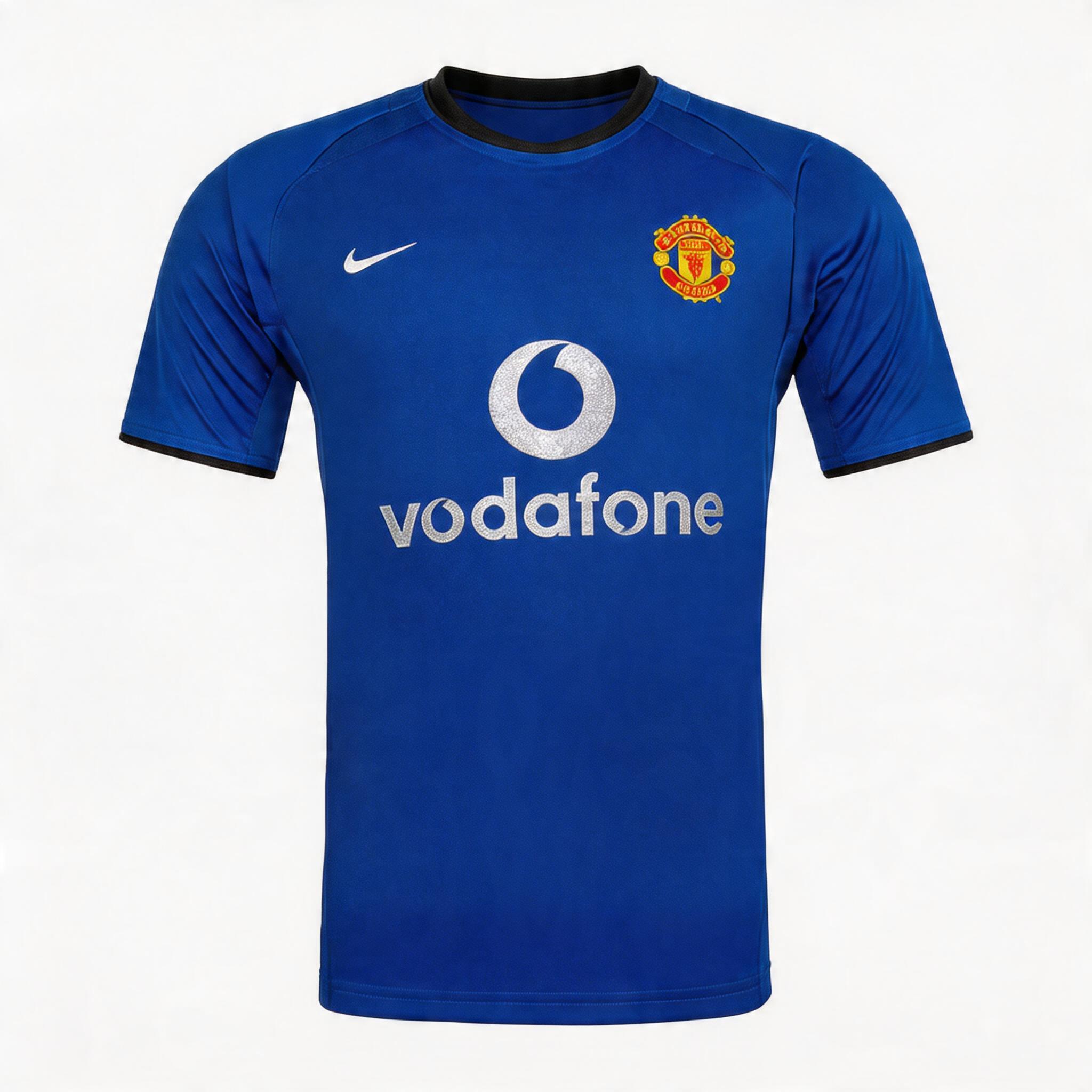 Retro 2002/03 Manchester United Third Soccer Jersey - Soccerdeal