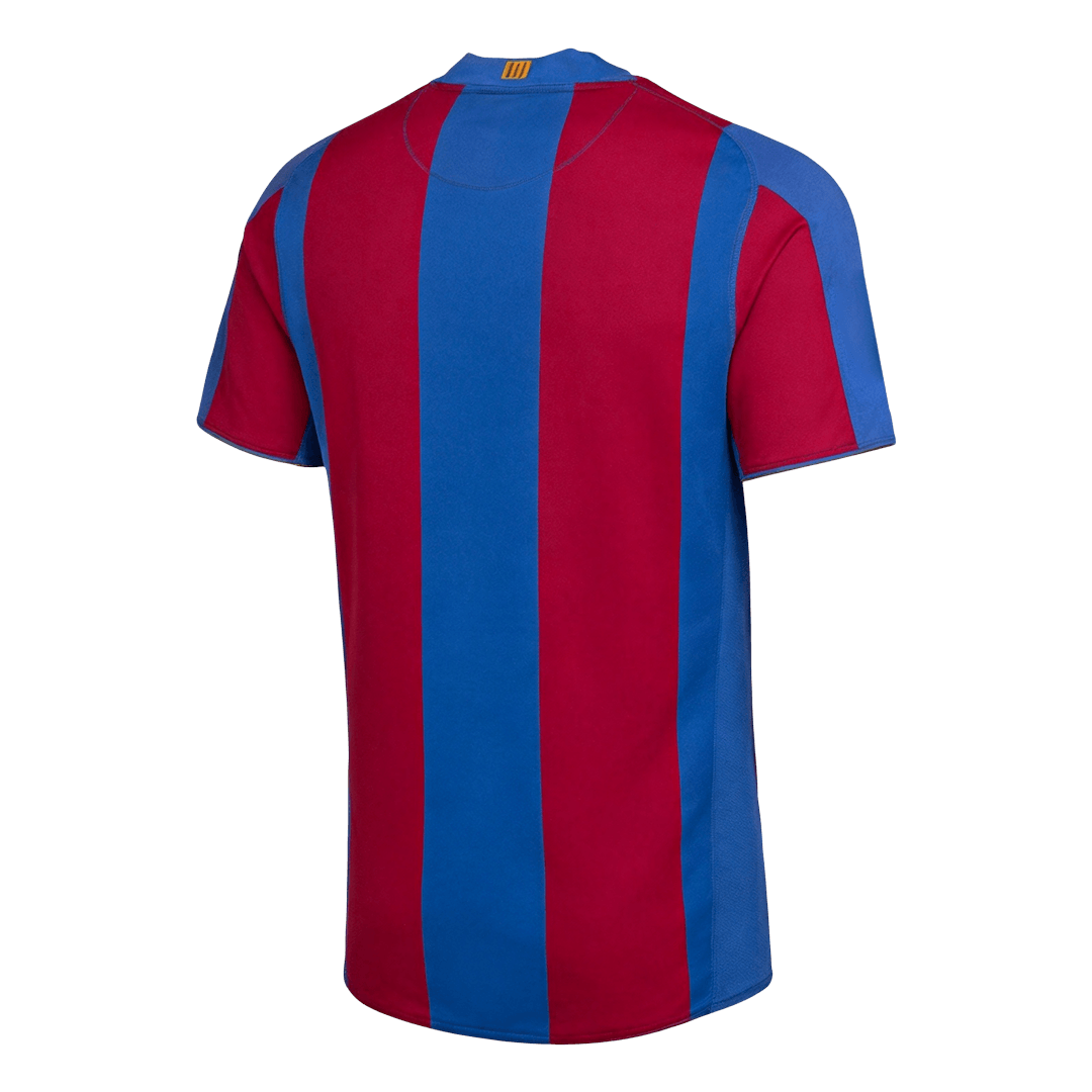 Retro 2007/08 Barcelona Home Soccer Jersey - Soccerdeal