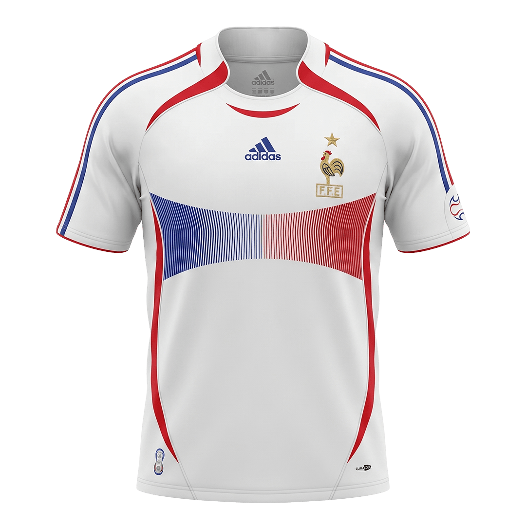 Retro 2006 France Away Soccer Jersey - Soccerdeal