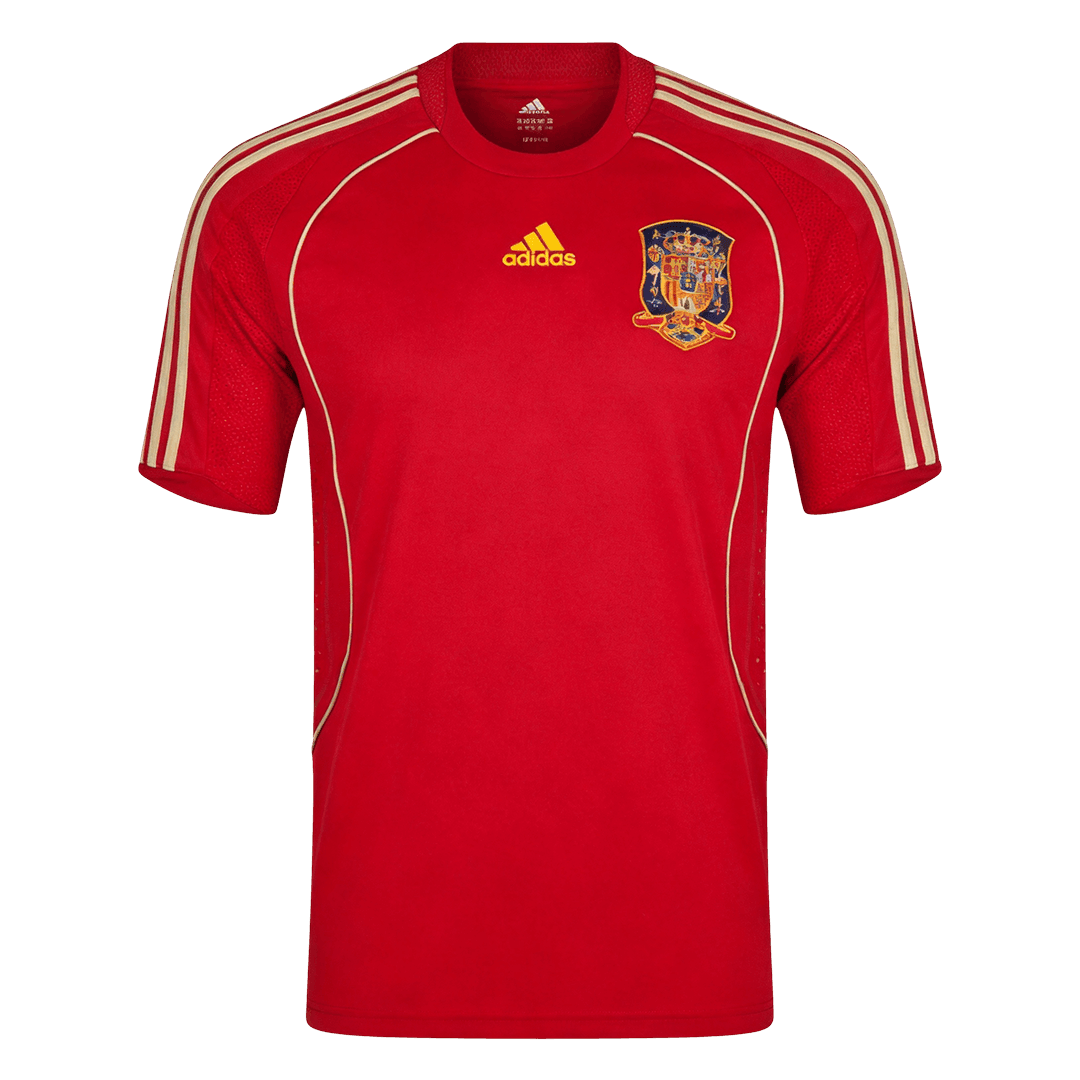 Retro 2008 Spain Home Soccer Jersey - Soccerdeal
