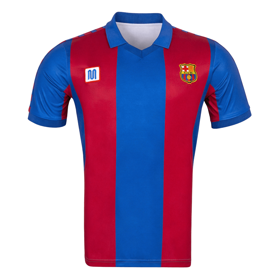 Retro 1980/82 Barcelona Home Soccer Jersey - Soccerdeal