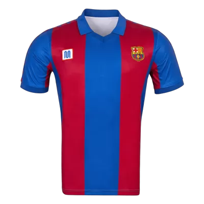 Retro 1980/82 Barcelona Home Soccer Jersey - Soccerdeal