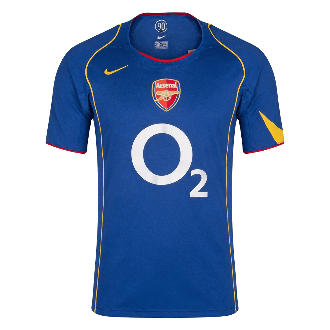 Retro 2004/05 Arsenal Away Soccer Jersey - Soccerdeal