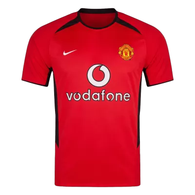 Retro 2002/04 Manchester United Home Soccer Jersey - Soccerdeal