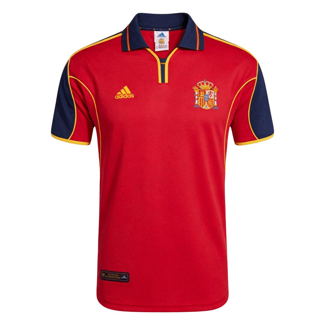 Retro 2000 Spain Home Soccer Jersey - Soccerdeal