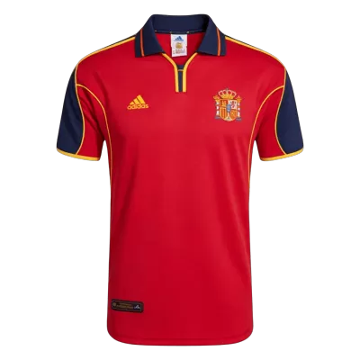 Retro 2000 Spain Home Soccer Jersey - Soccerdeal