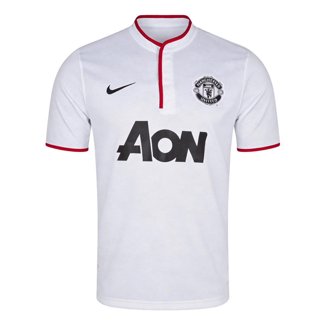 Retro 2013/14 Manchester United Away Soccer Jersey - Soccerdeal