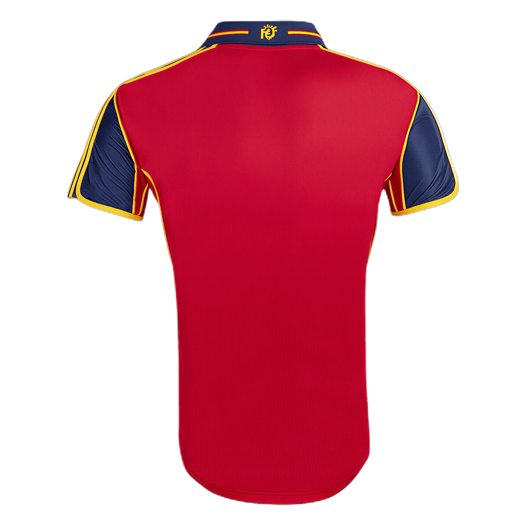 Retro 2000 Spain Home Soccer Jersey - Soccerdeal