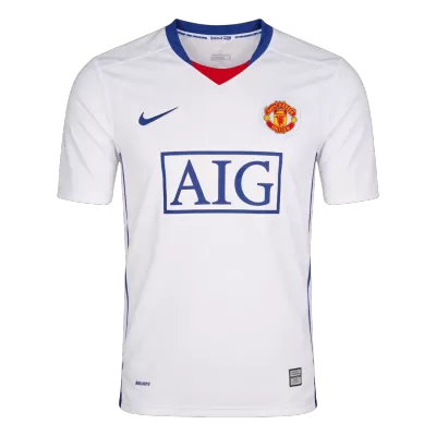 Retro 2008/09 Manchester United Away Soccer Jersey - Soccerdeal