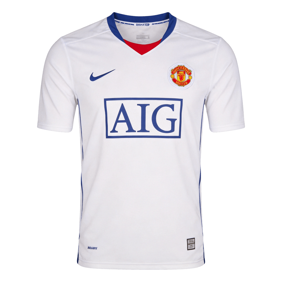 Retro 2008/09 Manchester United Away Soccer Jersey - Soccerdeal