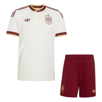 Spain Away Soccer Jersey Kit(Jersey+Shorts) 2026 - Soccerdeal