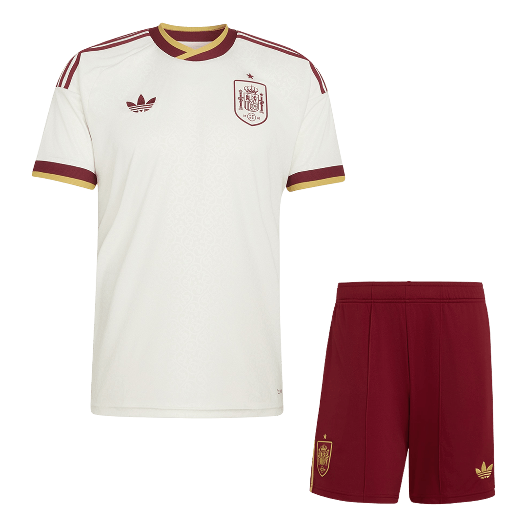 Spain Away Soccer Jersey Kit(Jersey+Shorts) 2026 - Soccerdeal