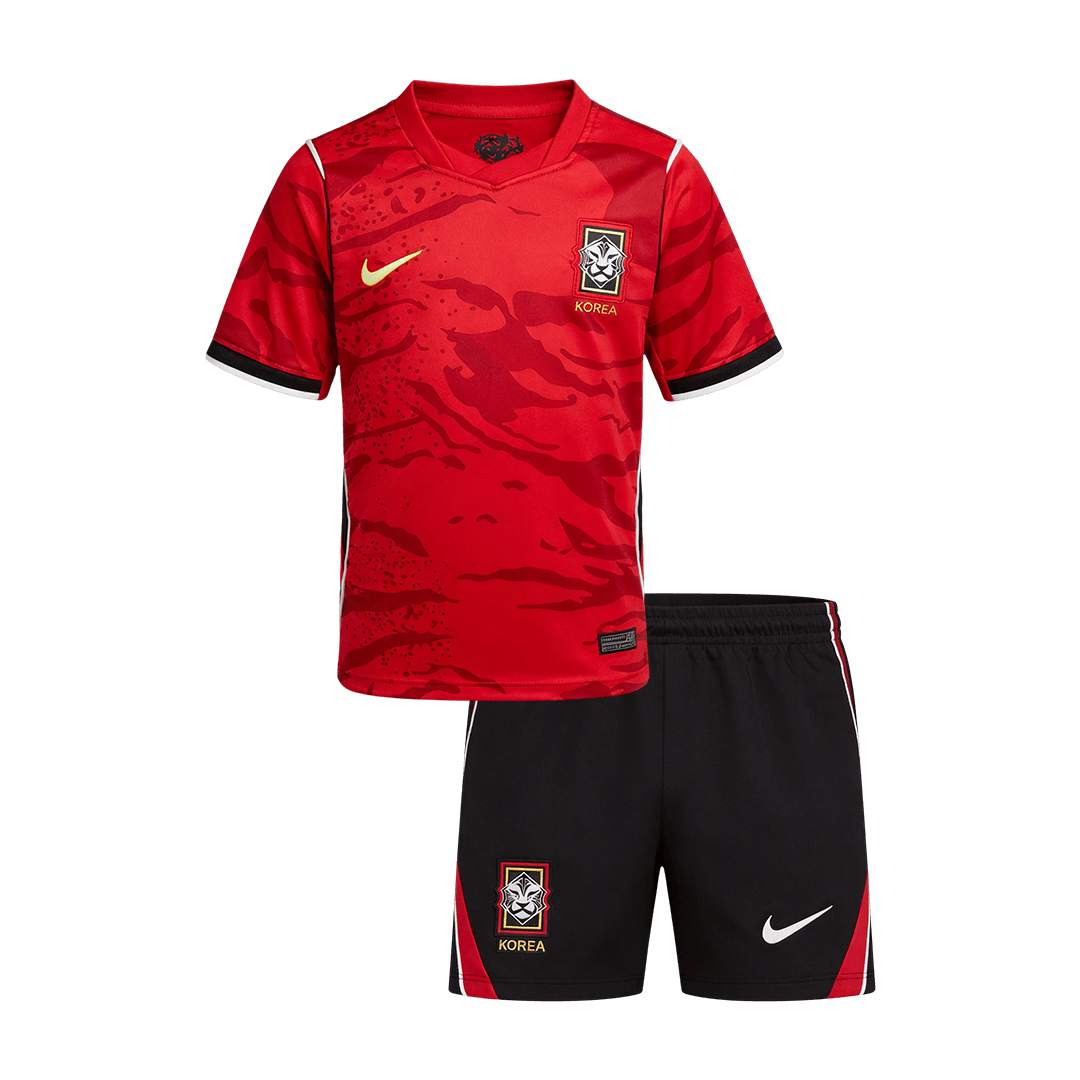 Kid's South Korea Home Soccer Jersey Kit(Jersey+Shorts) 2026 - Soccerdeal