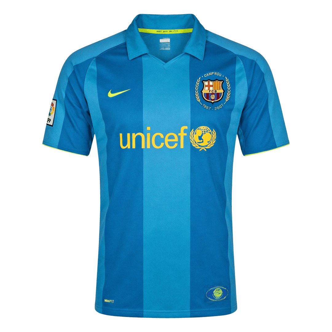 Retro 2007/08 Barcelona Away Soccer Jersey - Soccerdeal