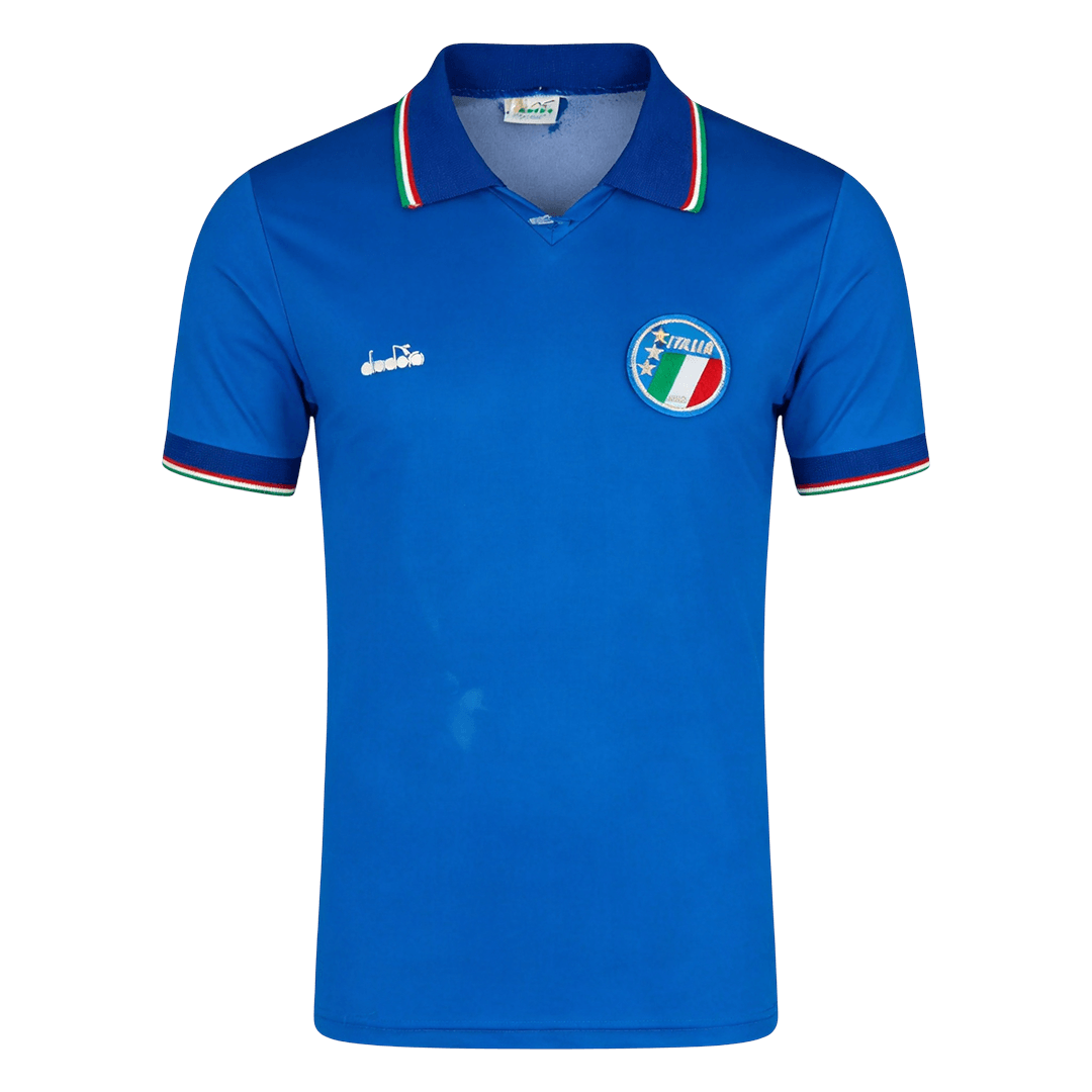 Retro 1990 Italy Home Soccer Jersey - Soccerdeal