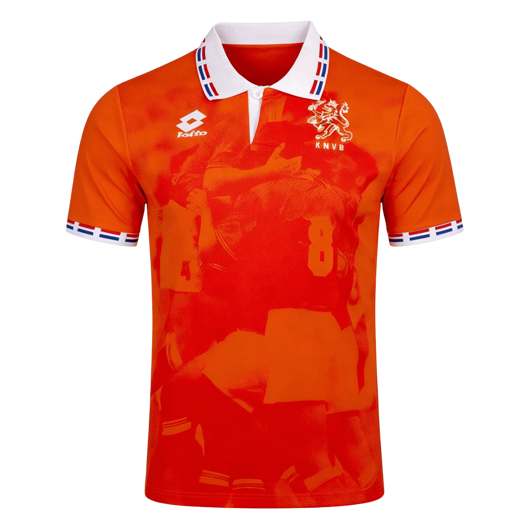 Retro 1996 Netherlands Home Soccer Jersey - Soccerdeal