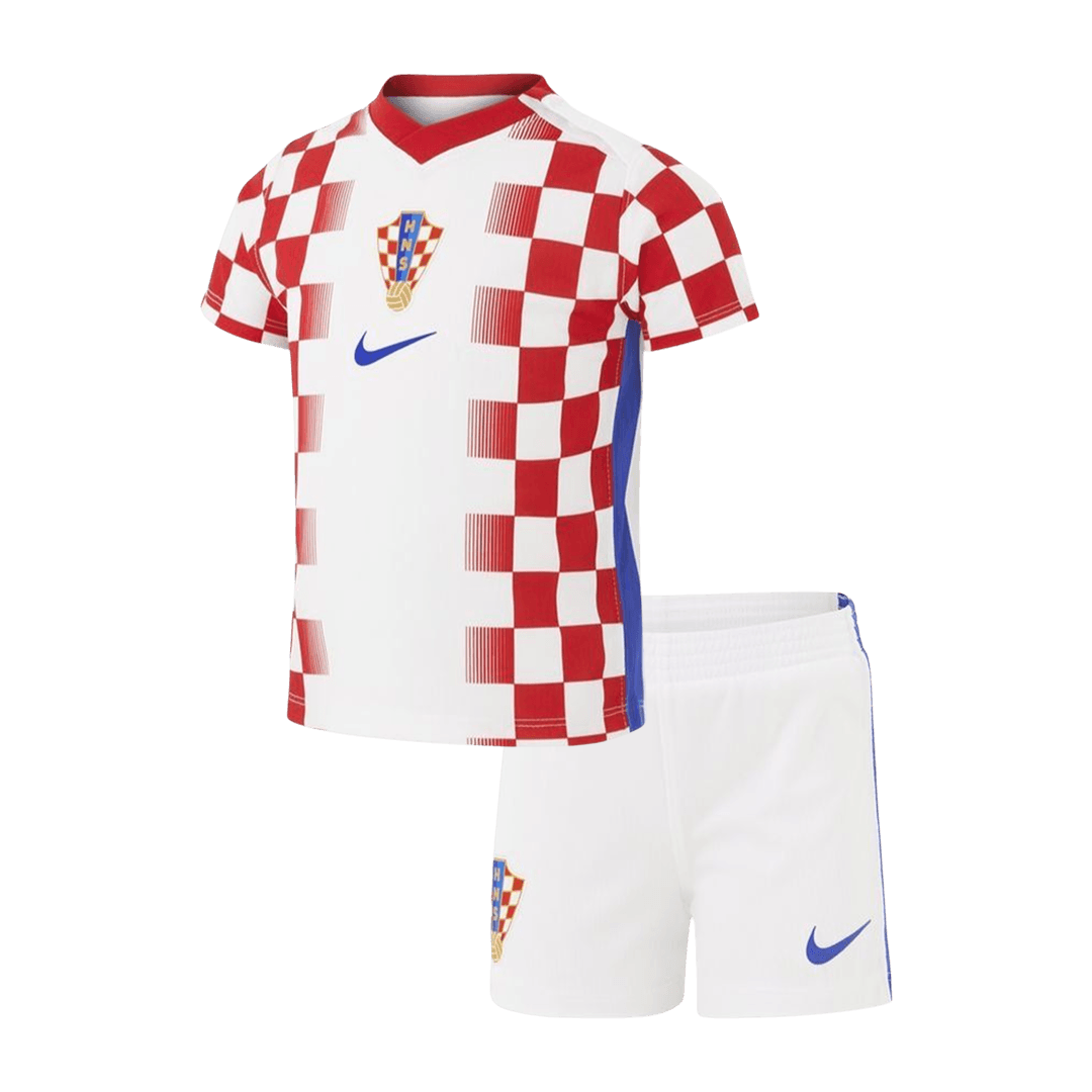 Kid's Croatia Home Soccer Jersey Kit(Jersey+Shorts) 2026 - Soccerdeal