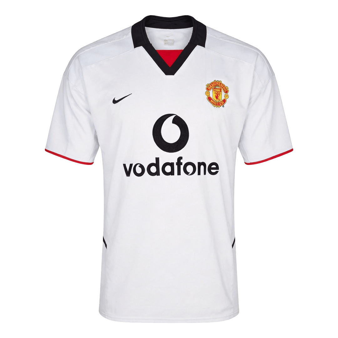 Retro 2002/03 Manchester United Away Soccer Jersey - Soccerdeal