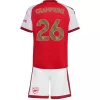 Kid's CHAMPIONS #26 Arsenal Home Soccer Jersey 2026/27 - Soccerdeal