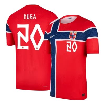 NUSA #20 Norway Home Soccer Jersey 2026 Player Version - Soccerdeal