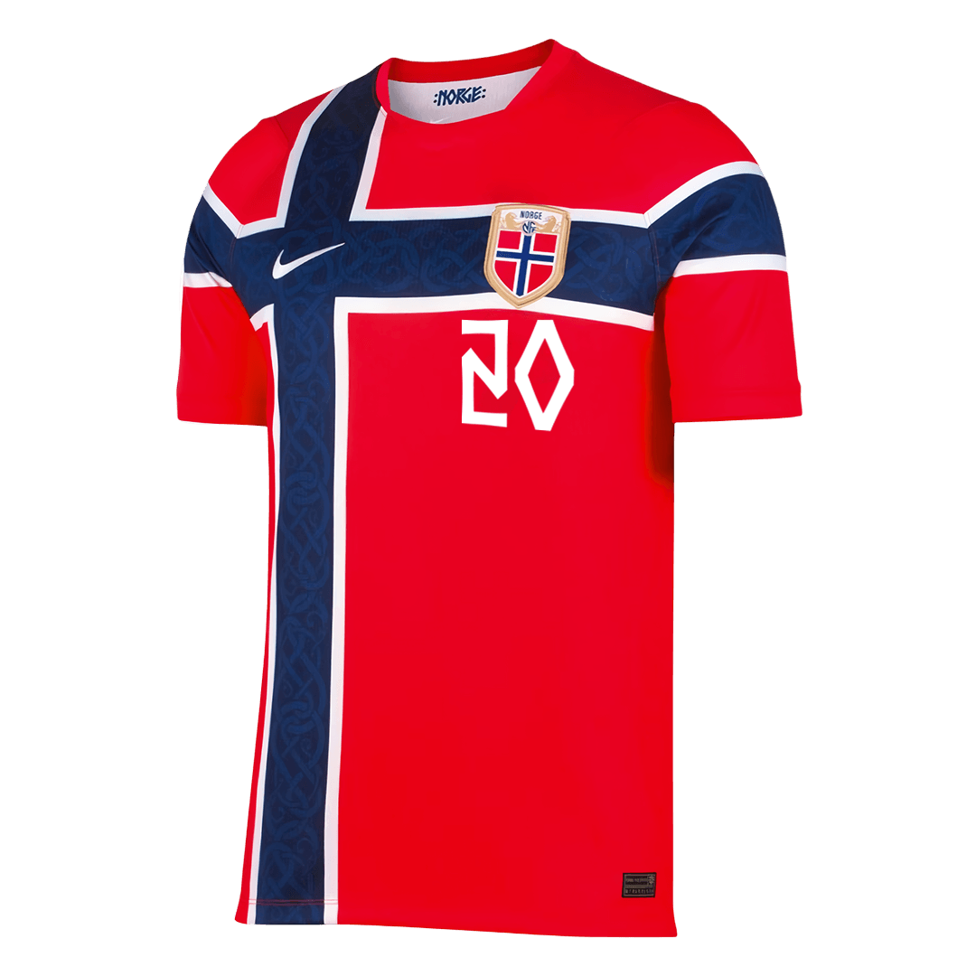 NUSA #20 Norway Home Soccer Jersey 2026 - Soccerdeal
