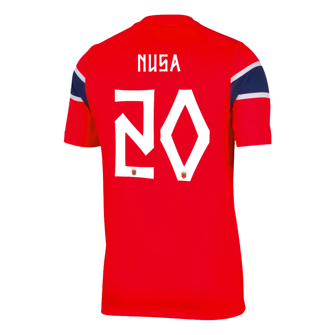 NUSA #20 Norway Home Soccer Jersey 2026 - Soccerdeal
