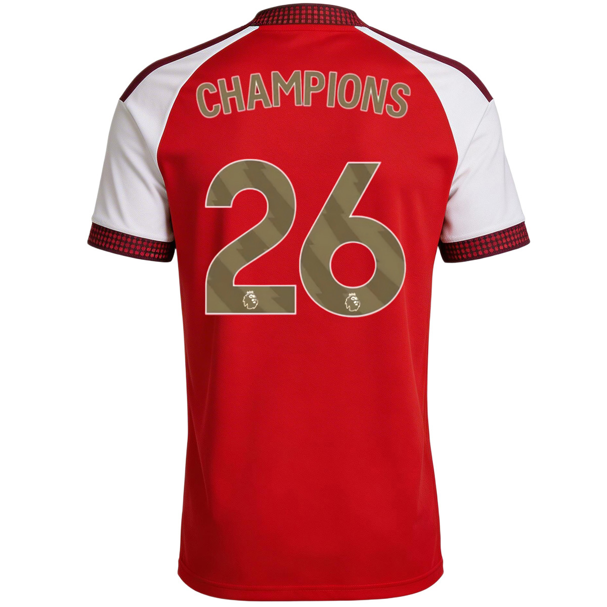 CHAMPIONS #26 Arsenal Home Soccer Jersey 2026/27 - Soccerdeal