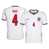 RICE #4 England Home Soccer Jersey 2026 - Soccerdeal