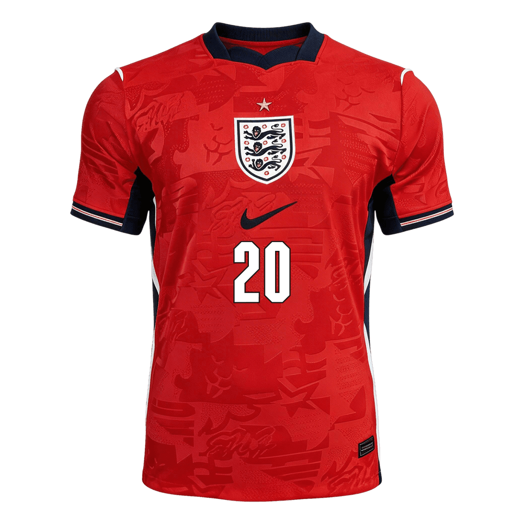 PALMER #20 England Away Soccer Jersey 2026 Player Version - Soccerdeal