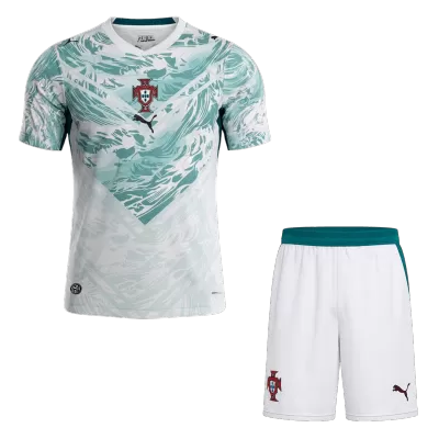 Portugal Away Soccer Jersey Kit(Jersey+Shorts) 2026 - Soccerdeal