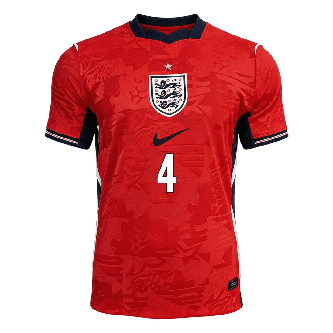RICE #4 England Away Soccer Jersey 2026 Player Version - Soccerdeal