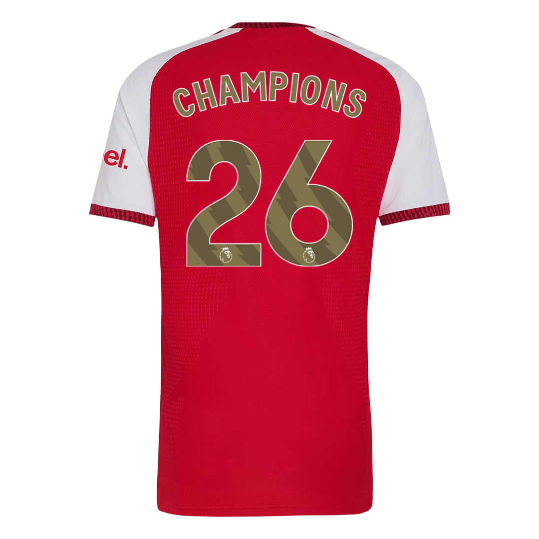 CHAMPIONS #26 Arsenal Home Soccer Jersey 2026/27 Player Version - Soccerdeal