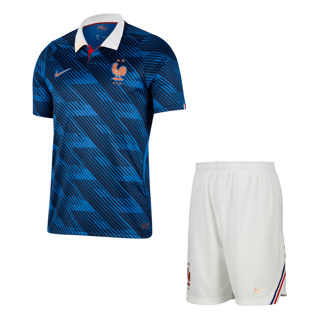 France Home Soccer Jersey Kit(Jersey+Shorts) 2026 - Soccerdeal