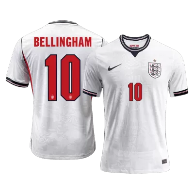 BELLINGHAM #10 England Home Soccer Jersey 2026 Player Version - Soccerdeal