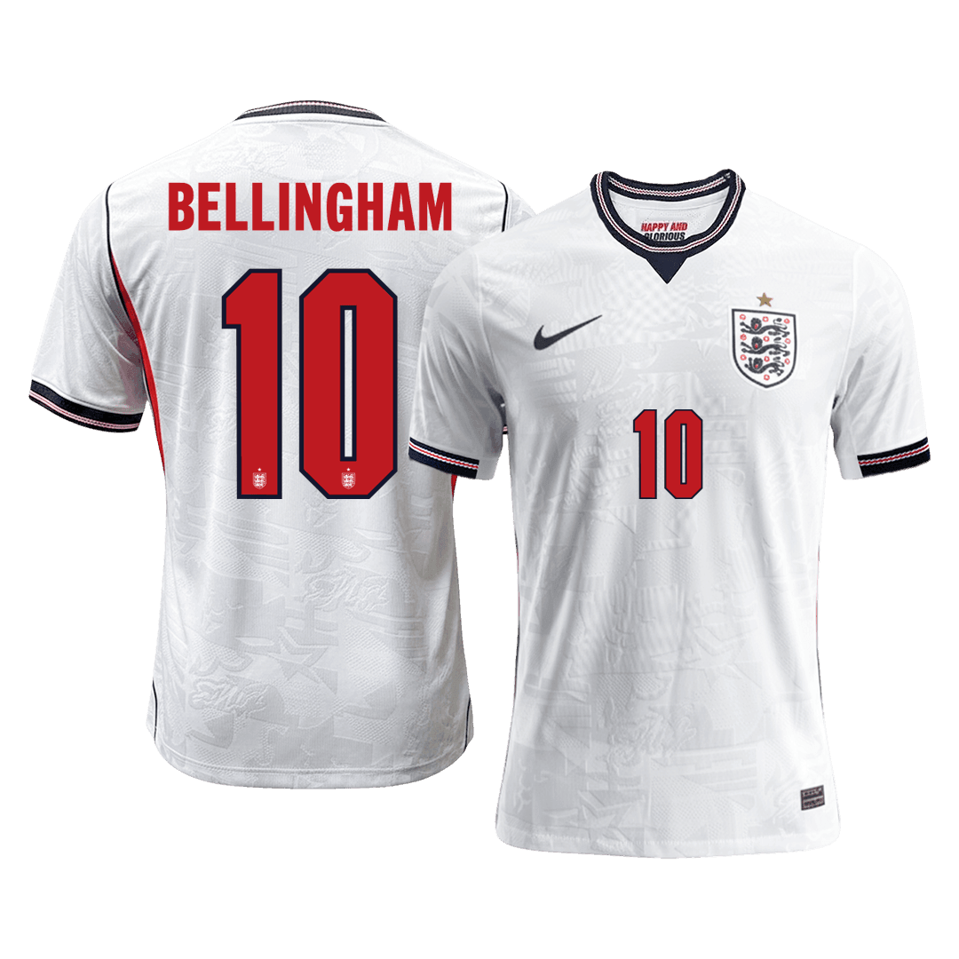 BELLINGHAM #10 England Home Soccer Jersey 2026 Player Version - Soccerdeal