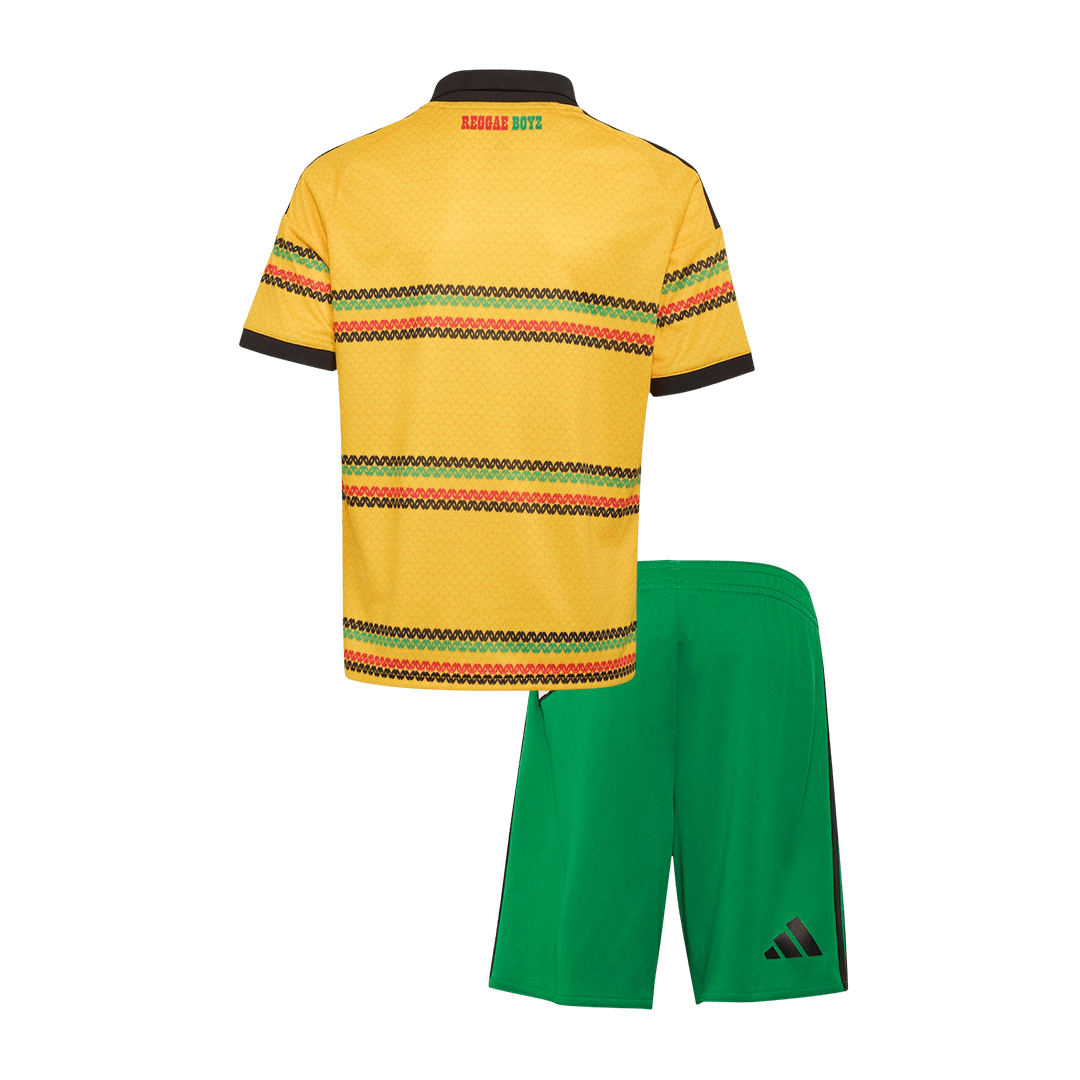 Kid's Jamaica Home Soccer Jersey Kit(Jersey+Shorts) 2026 - Soccerdeal